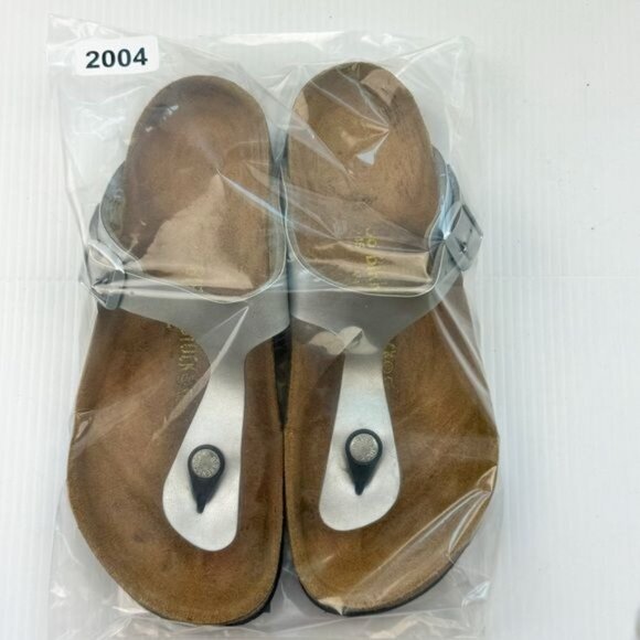 Birkenstock Gizeh Sandals Silver size 7 - Picture 13 of 16